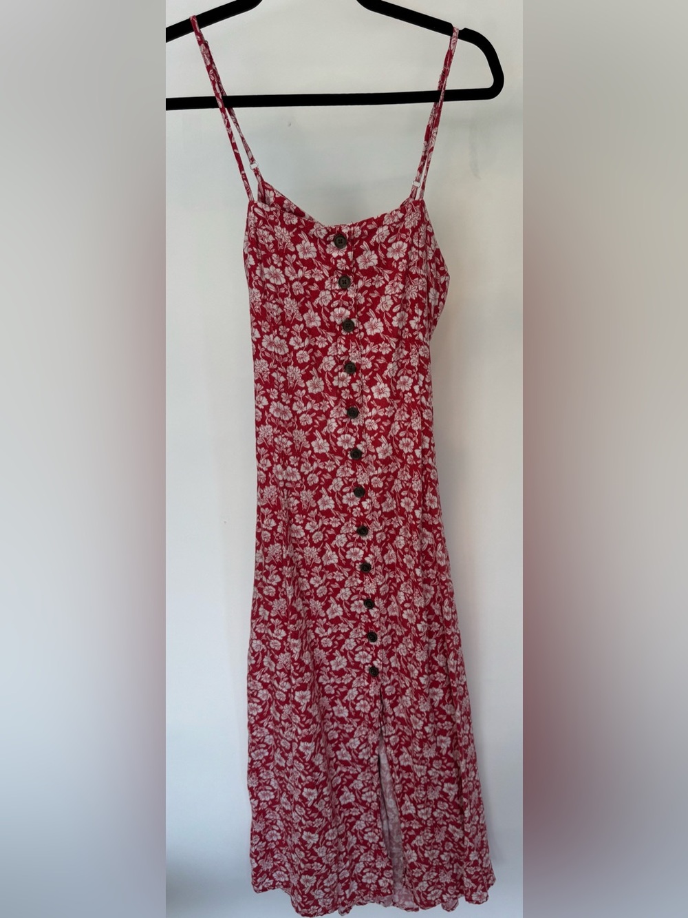 Universal thread floral midi dress with cute open back detailing